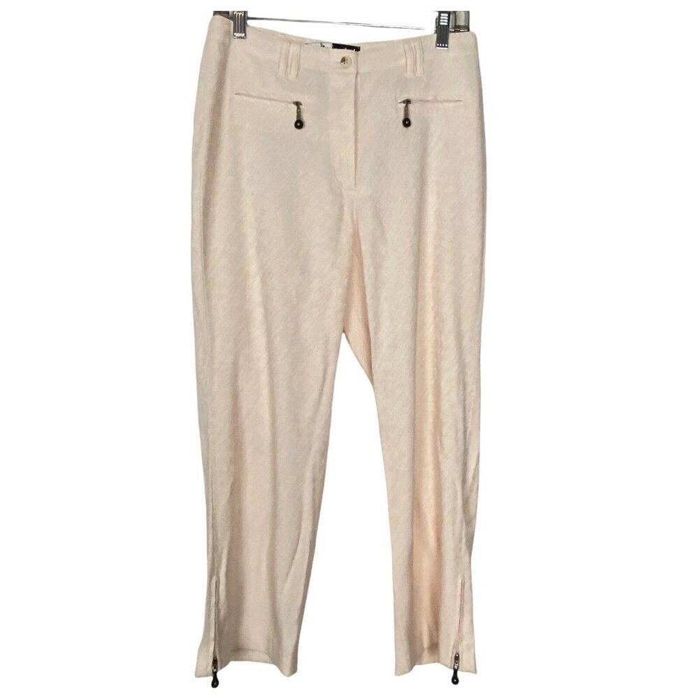 JAMIE SADOCK Women Golf Pants Sz 8 Blush Capris Ankle Tennis Athleisure 35-4